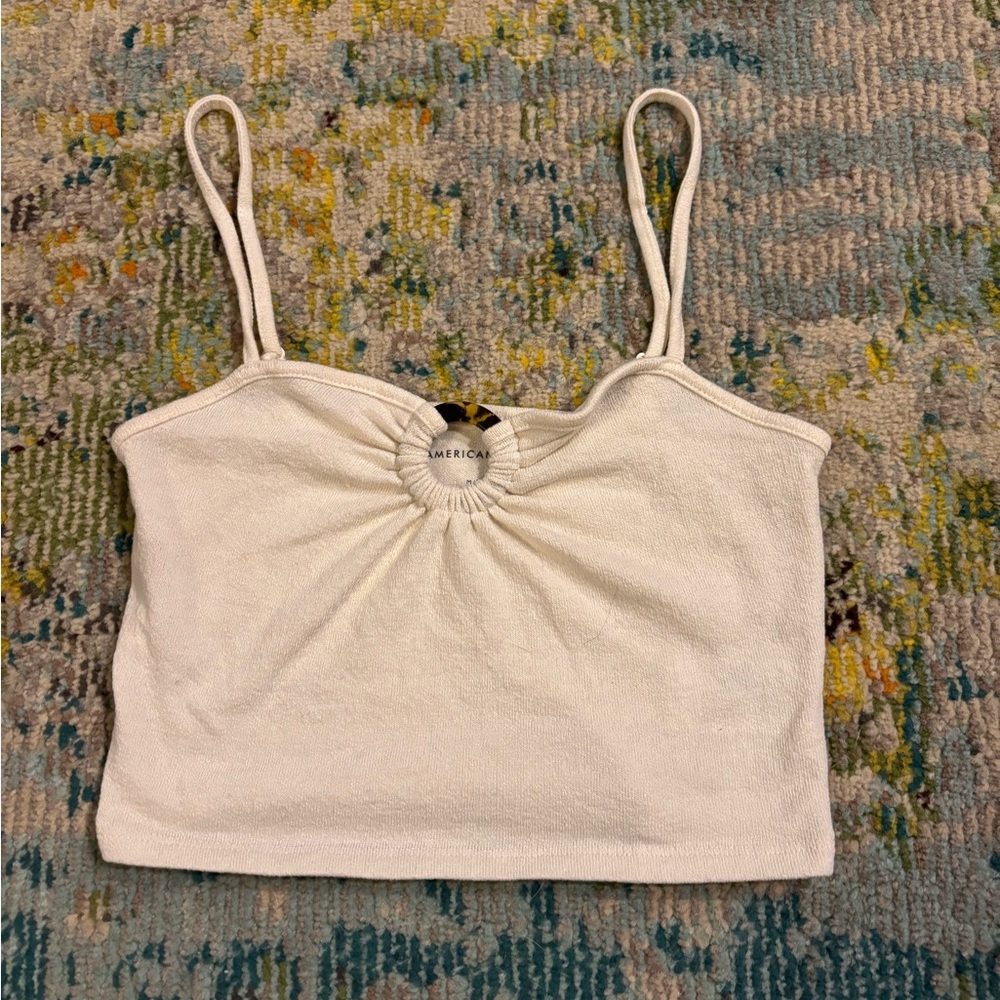 American Eagle Outfitters White Camisole Top